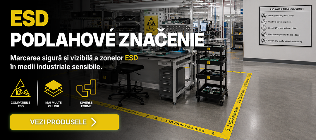 MARCAJE DE PARDOSEALĂ ESD