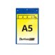 Pungă de identificare, disponibil la, A5 portret, albastru - 10 bucată