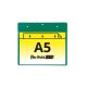 Pungă de identificare, disponibil la, A5 peisaj, verde - 10 bucată