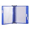 Suport de perete A4 metal + 10 panouri de afișare albastre