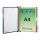 Set suport magnetic de perete, metal, A4, + 5 panouri de afișaj, mixt