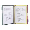 Set suport magnetic de perete, metal, A4, + 5 panouri de afișaj, mixt