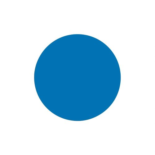 GEToolbox® PONT Alakú Flexibilis padlójelölés 100 mm SIGNAL KÉK RAL 5005