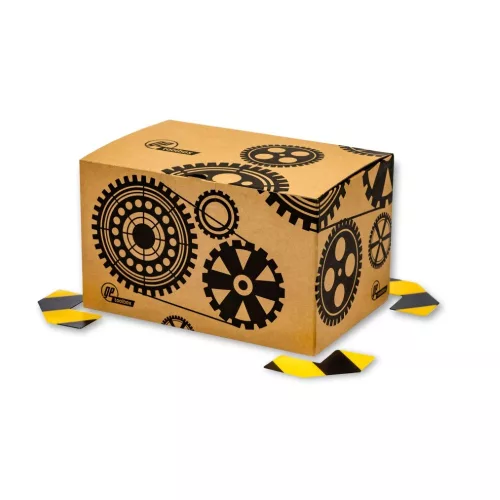 GEToolbox® L Formă Masiv 75 mm GALBEN-NEGRU