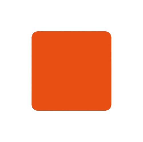 GEToolbox® Cadran Formă Masiv 75 mm ORANGE