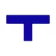 GEToolbox® Hosszú T Alakú Flexibilis padlójelölés 100 mm SIGNAL KÉK RAL 5005