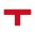 GEToolbox® Lung T Forma Flexibil 50mm ROSU