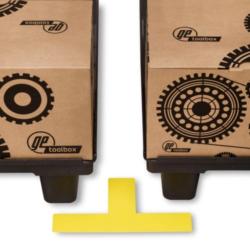 GEToolbox® T Formă Lungă Masiv 100 mm ROSU