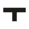 GEToolbox® T Formă Lungă Masiv 50mm NEGRU