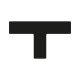 GEToolbox® T Formă Lungă Masiv 100 mm NEGRU