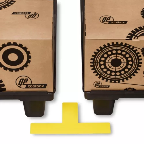 GEToolbox® Hosszú T Alakú Flexibilis padlójelölés 50mm SIGNAL KÉK RAL 5005