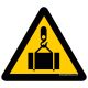 AVERTIZARE DE SARCINI SUSPENDATE!' SEMNUL DE PARDOSEALĂ 300 mm
