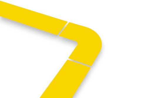 GEToolbox® TAPE CORNER FOR GET TAPES 50 mm GALBEN