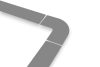 GEToolbox® TAPE CORNER FOR GET TAPES 50 mm GREY