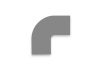 GEToolbox® TAPE CORNER FOR GET TAPES 50 mm GREY