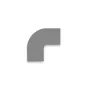 GEToolbox® TAPE CORNER FOR GET TAPES 50 mm GREY