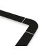 GEToolbox® colț de bandă pentru benzile GET 75 mm NEGRU