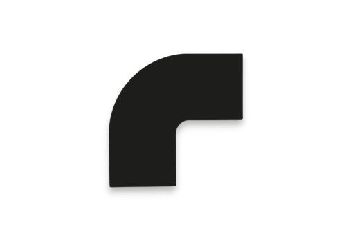 GEToolbox® colț de bandă pentru benzi GET 100 mm NEGRU