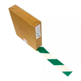   GEToolbox® Bandă de marcare a pardoselii 50mm x 50m VERDE-ALB.