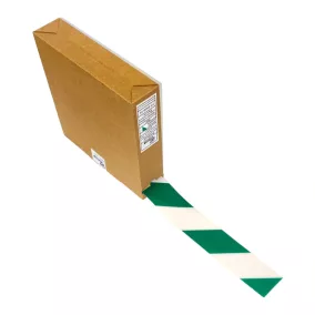   GEToolbox® Bandă de marcare a pardoselii 50mm x 50m VERDE-ALB.