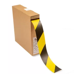   GEToolbox® Bandă de marcare a pardoselii 50mm x 50m NEGRU-GALBĂ