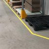 45° sarokelem padlójelölő szalaghoz 50 mm TRAFFIC SÁRGA GEToolbox®
