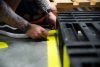 GEToolbox® Bandă de marcare a podelei 75mm x 50m GALBENĂ