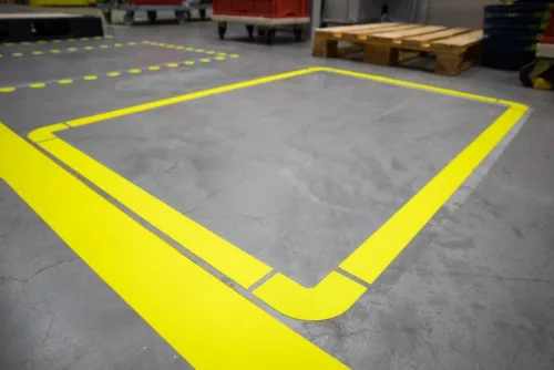 ArcticTac® Bandă de marcare pentru podea 50 mm x 50 m ALBASTRU