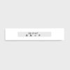 GEToolbox® FEREASTRA DE TEXT "Mini Cut-out" 50mm ALB