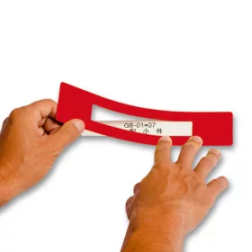   GEToolbox® FEREASTRA DE TEXT "Mini Cut-out" 50mm ROȘU 