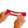 GEToolbox® FEREASTRA DE TEXT "Mini Cut-out" 75mm ROȘU 