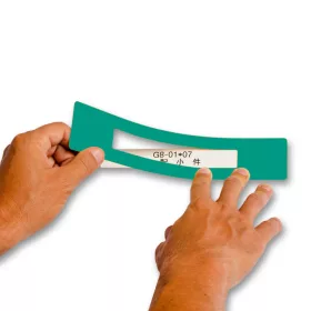   GEToolbox® FEREASTRA DE TEXT "Mini Cut-out" 100mm VERDE