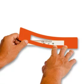   GEToolbox® FEREASTRA DE TEXT "Mini Cut-out" 100mm ORANGE