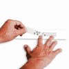 GEToolbox® FEREASTRA DE TEXT "Mini" 100mm ALB