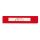 GEToolbox® FEREASTRA DE TEXT "Mini" 50mm ROȘU 