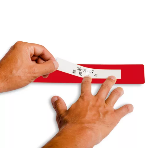 GEToolbox® FEREASTRA DE TEXT "Mini" 75mm ROȘU 