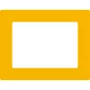 GEToolbox® Fereastră de etichetare pentru marcare podea "Plus" A4 TRAFFIC GALBEN RAL1023