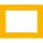 GEToolbox® Fereastră de etichetare pentru marcare podea "Plus" A4 TRAFFIC GALBEN RAL1023