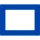 GEToolbox® Fereastră de etichetare pentru marcare podea "Plus" A4 SIGNAL ALBASTRU RAL 5005