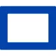 GEToolbox® Fereastră de etichetare pentru marcare podea "Plus" A4 SIGNAL ALBASTRU RAL 5005