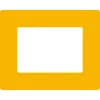 GEToolbox® Fereastră de etichetare pentru marcare podea "Plus" A5 TRAFFIC GALBEN RAL1023
