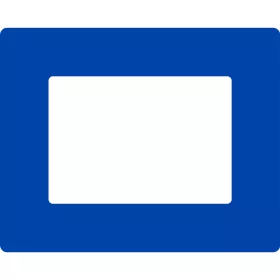   GEToolbox® Fereastră de etichetare pentru marcare podea "Plus" A5 SIGNAL ALBASTRU RAL 5005