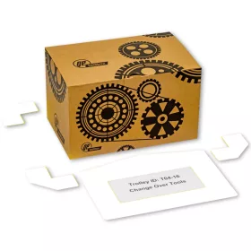 GEToolbox FEREASTRA DE TEXT® "Plus Arrow" A5 ALB