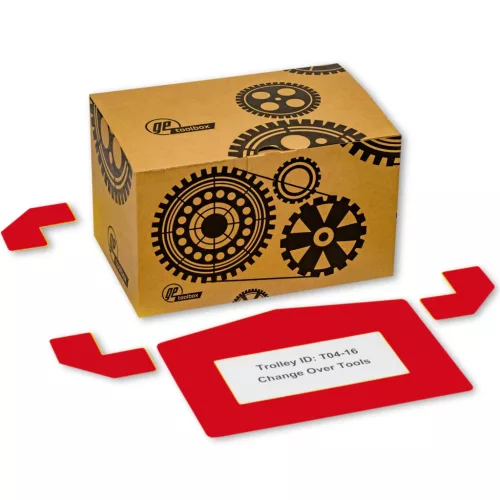 GEToolbox FEREASTRA DE TEXT® "Plus Arrow" A4 ROȘU