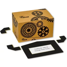   GEToolbox FEREASTRA DE TEXT® "Plus Arrow" A4 NEGRU