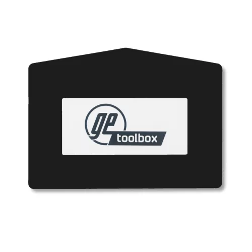 GEToolbox FEREASTRA DE TEXT® "Plus Arrow" A4 NEGRU