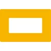 GEToolbox® Fereastră de etichetare pentru marcare podea "Plus" 1/3 A4 TRAFFIC GALBEN RAL1023