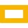 GEToolbox® Fereastră de etichetare pentru marcare podea "Plus" 1/3 A4 TRAFFIC GALBEN RAL1023