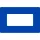 GEToolbox® Fereastră de etichetare pentru marcare podea "Plus" 1/3 A4 SIGNAL ALBASTRU RAL 5005