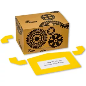   GEToolbox FEREASTRA DE TEXT® "Plus Arrow" 1/3 A4 ALBASTRU